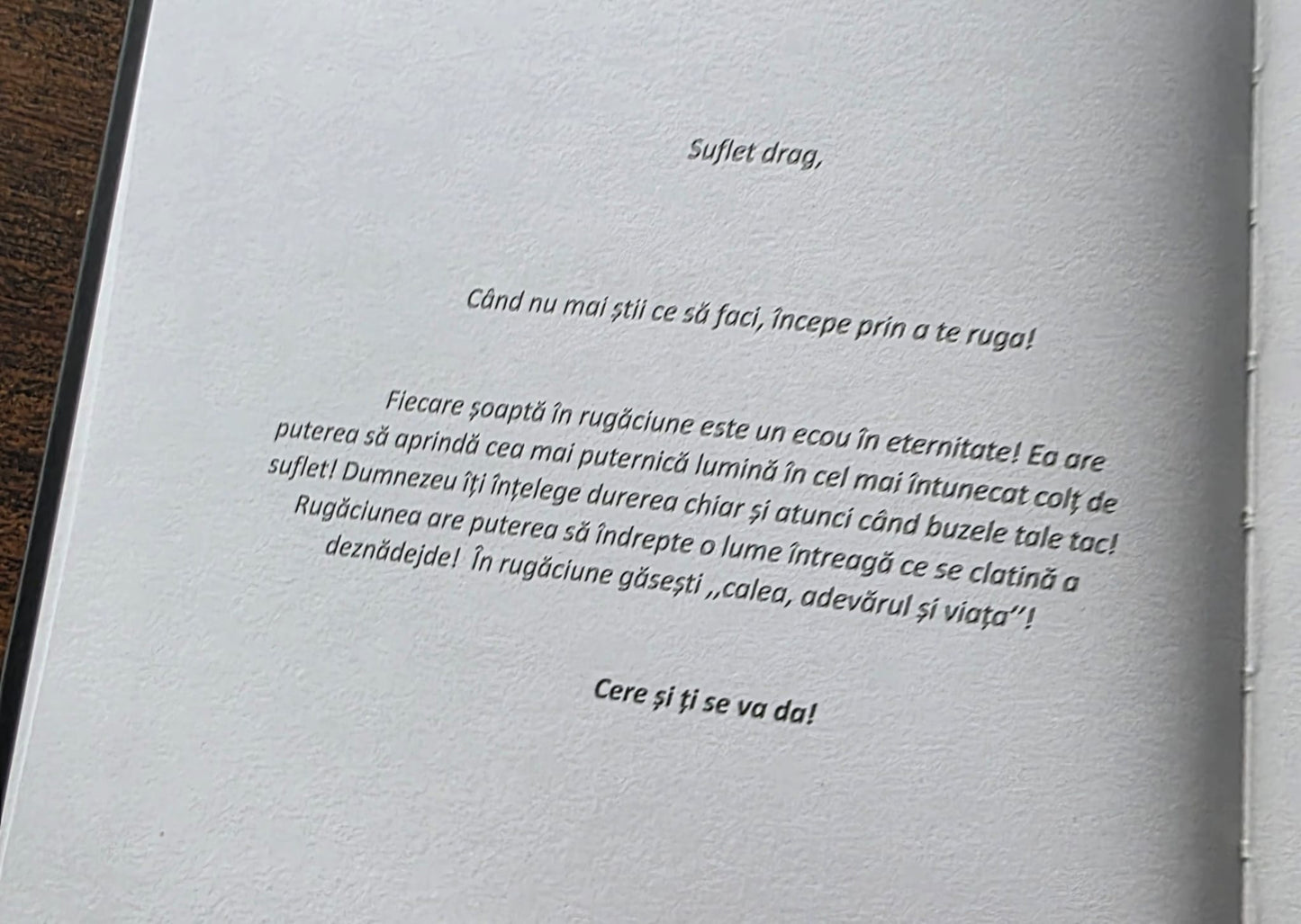 Carte de rugăciune - „Cereți, și vi se va da” – 77 de rugăciuni ghidate pentru ființare - by Ioana Cimpeanu