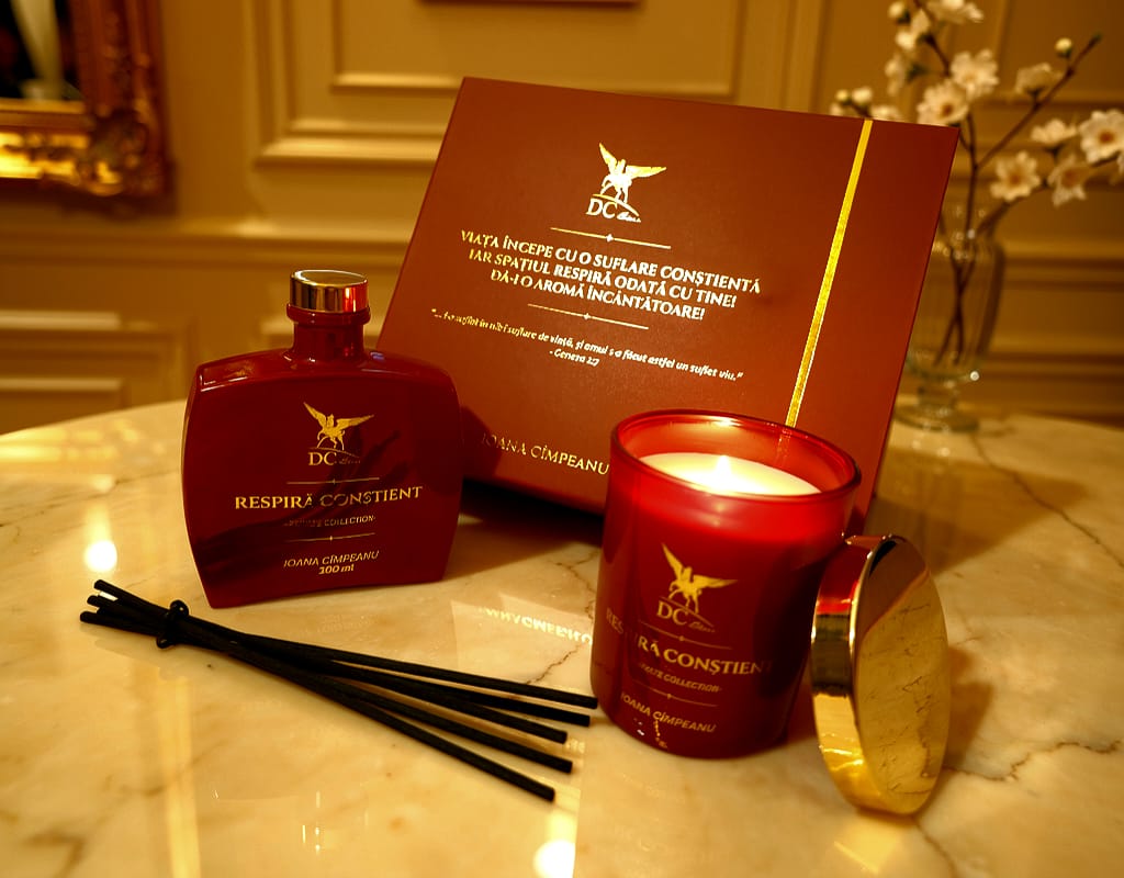 „Respiră Conștient” | Set Ritualic pentru Somn, Purificare, Relaxare și Respirație Conștientă - Aromă sacră de Salvie, Lemn Cald și Note Marine